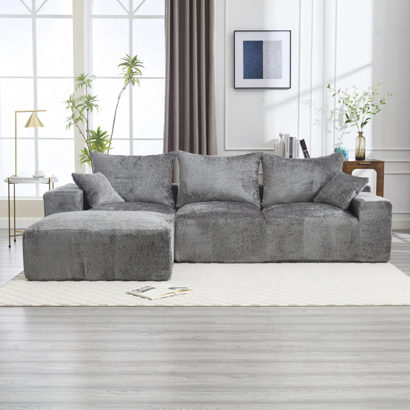 Stylish Fabric, Excellent Touch, L-Shaped Design, Intimate Comfort, Large Seated Depth, Free Stretch, Random Combination, Flexible, Full Compression, No Installation