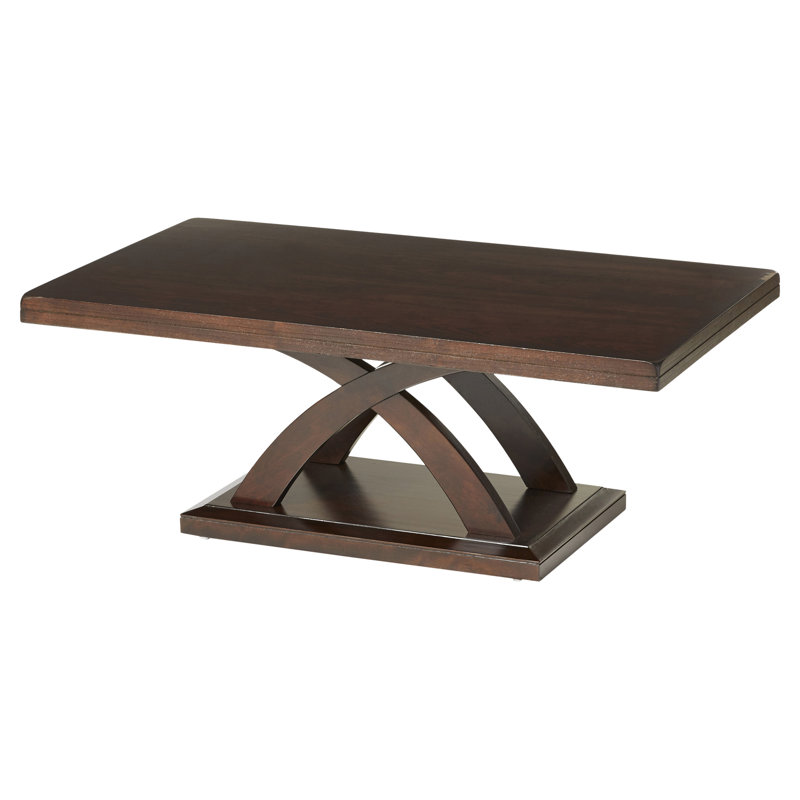 Almeta Coffee Table, Dark Cherry