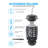 CBZ Series Coby Bug Zapper for Outdoor & Indoor, 10W, Covers 800 Sq. Feet, Non-Toxic, Chemical-Free, Black