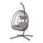 Egg-Shaped Chair Hammock with Stand-2129062022