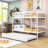 Bonifay Kids Twin Over Twin Bunk Bed with Trundle-379045512