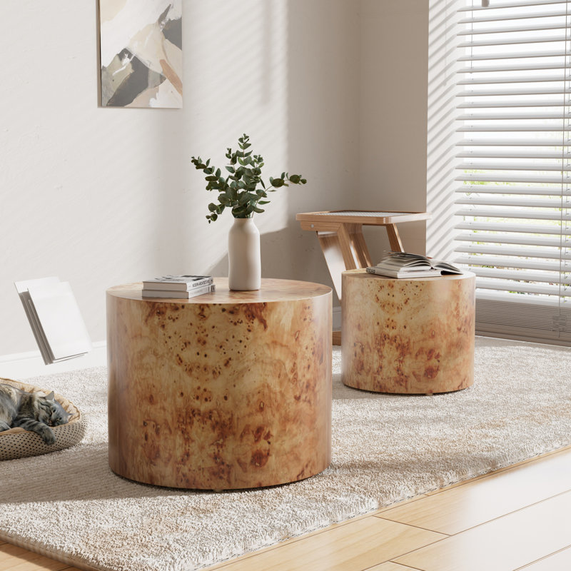 Ensemble de 2 tables basses gigognes Nesting