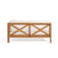 Banc d'angle à dossier en X Brava, beige-1162682273