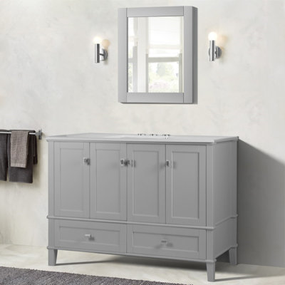 49” Single Vanity With Quartz Top