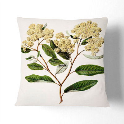 Floral Square Throw Cushion