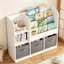 Bibliothèque pour enfants avec 3 tiroirs pliables en tissu, rangement multifonctionnel