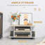 Modern TV Cabinet Stand Storage Shelves Table Mobile Bedroom Furniture Bookshelf Bookcase-51499959