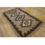 Antique Navajo Small Scatter Size Wool Black, Grey Rug