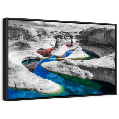 Impression sur toile Grand Canyon River Pop