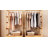 Loxi 24.4'' Solid Wood Clothing Rack