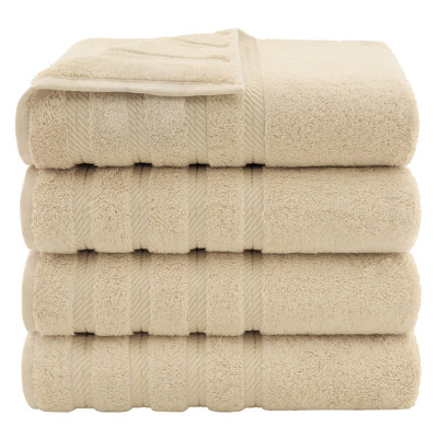 Edison 100% Turkish Cotton Quick-Drying Bath Towels (Set of 4)