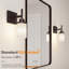 Éclairage pour salle de bain 1 lumière-1250082140