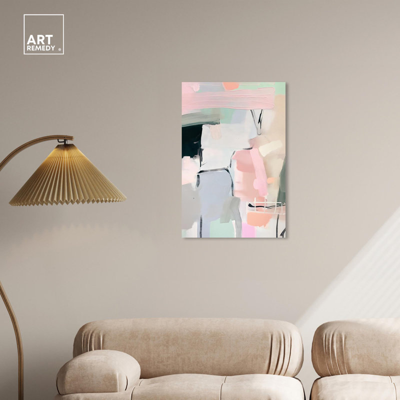 «Pastel Reflections» par Art Remedy, Toile tendue, H 30 po x l 20 po