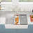 Ceramic 33" L x 20" W Large Single Bowl Farmhouse/Apron Kitchen Sink Workstation with Accessories-112554804