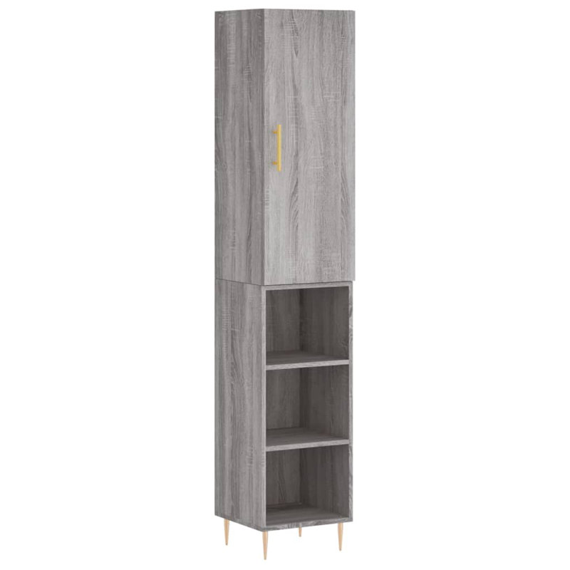 Montse 34.5cm Sideboard, Concrete Grey