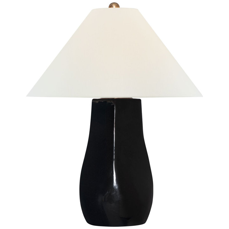 Cabazon Table Lamp, Raven Black, 29.75" H x 22" W x 22" D