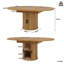 Extendable Round Dining Table-1716259258