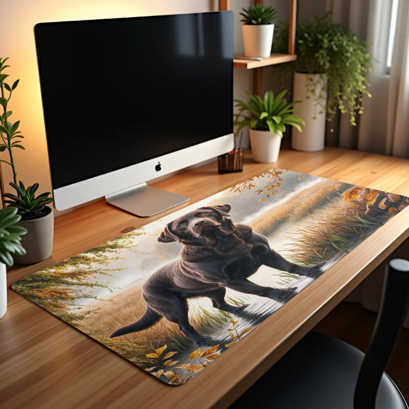 Polyester Desk Pad, 23.6x13.8