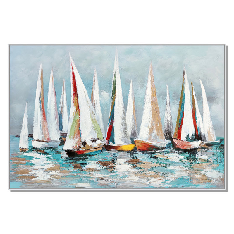 " Boats B " Painting Print