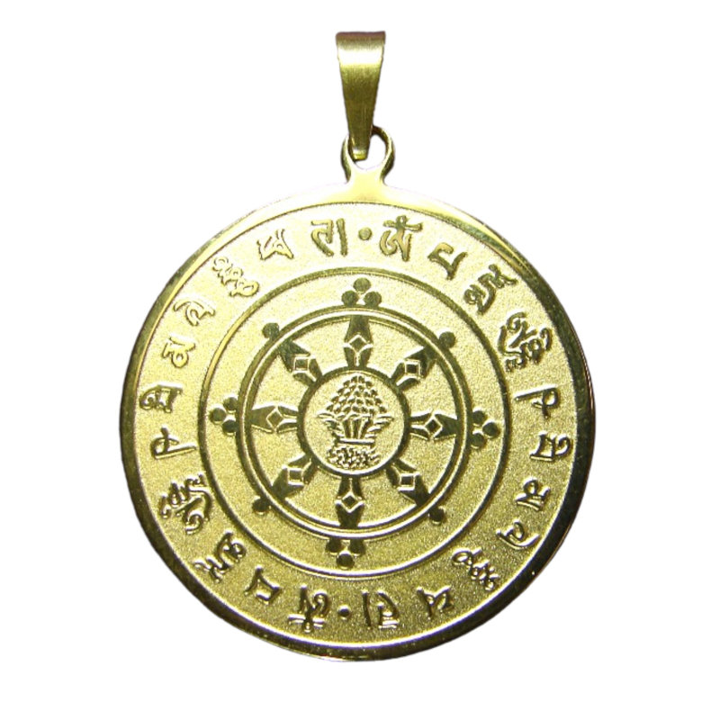 Suspension talisman en argent Feng Shui