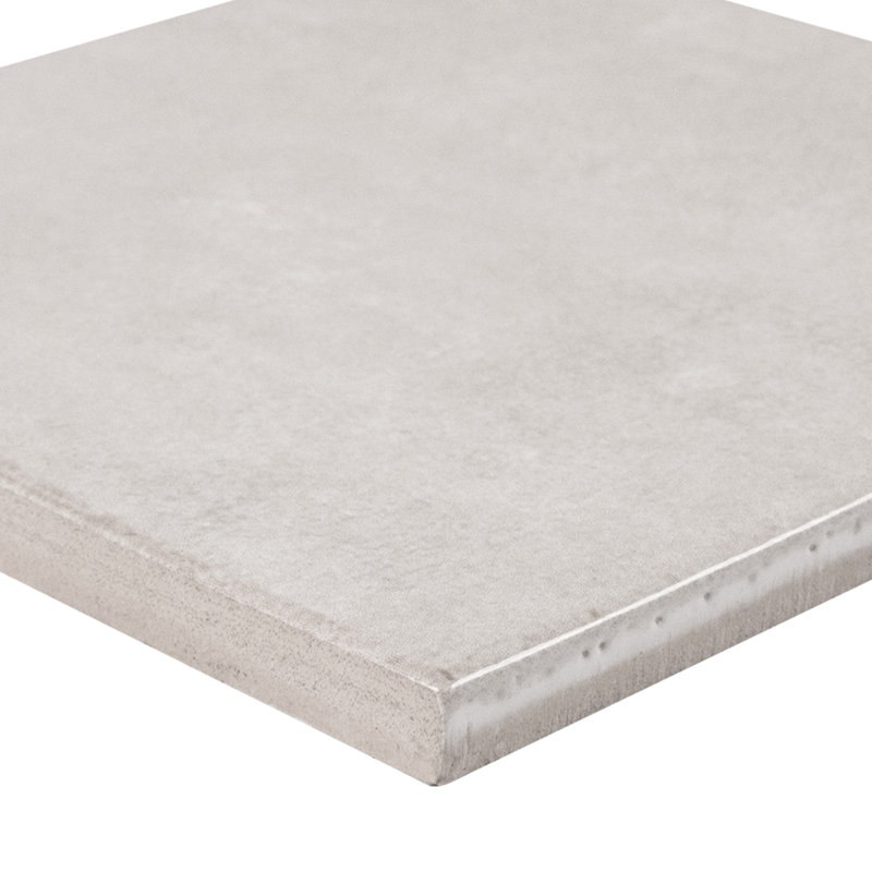 Renzo Dove 5 in. x 5 in. Glossy Ceramic Wall Tile, Dove