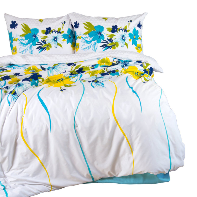 Polyester Duvet Cover Set with Pillow Shams Included