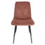 Narrows 47cm H Tufted Velvet Upholstered Upholstered Back Side Chair in Pink
