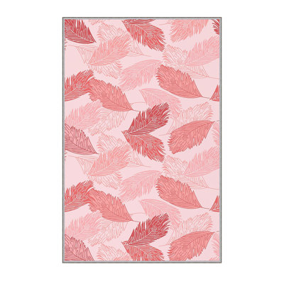 Stylish Hall Carpet, 2.6 x 6.6 Feet, 100% Polyester, 0.3 in Pile Height | Antibacterial, Non-Slip PVC Felt Dot Underside | 3D Digital Print, Machine Washable, Ideal for Entryway & Living Spaces
