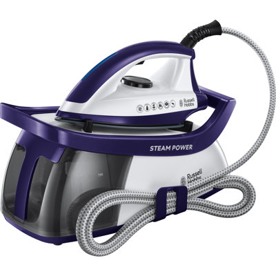 Russell Hobbs 1.3L Steam Generator Iron with Ceramic Soleplate & Upright Storage 2600W