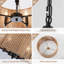Lustre tambour 5 lumières Boho