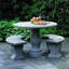Palladio Stone/Concrete Bistro Table (Table ONLY)-1513956244
