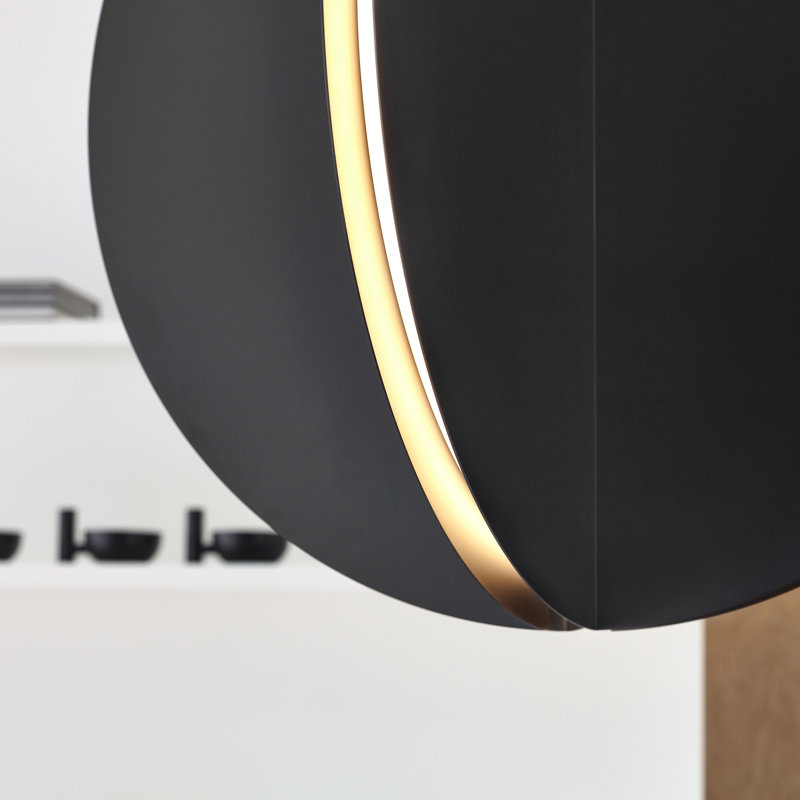 Bau 4 - Light LED Pendant, Nightshade Black