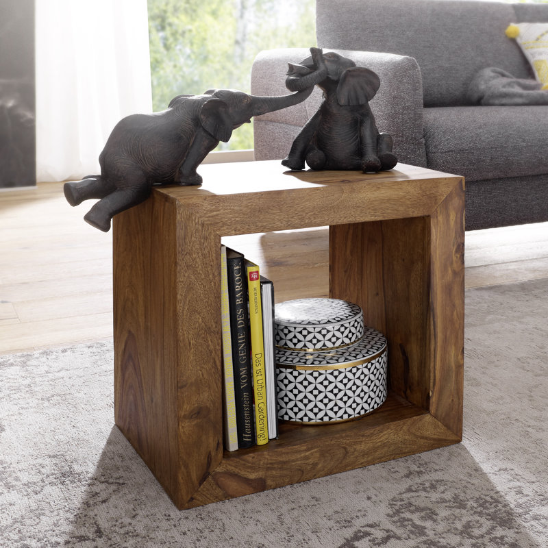 Mumbai 44cm H x 44cm W Solid Wood Cube Bookcase