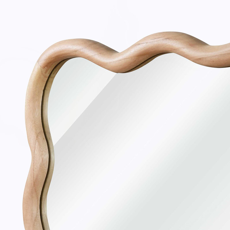 Miroir 24 po x 36 po, Bois naturel
