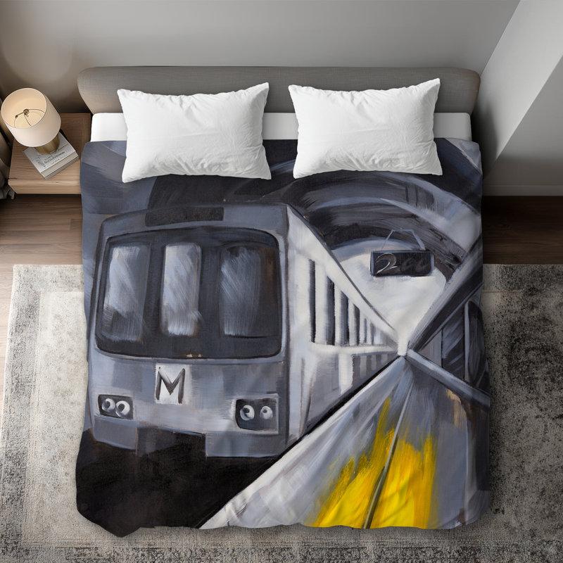 Subway Transportation Train Duvet Cover | Home Decor Essentials