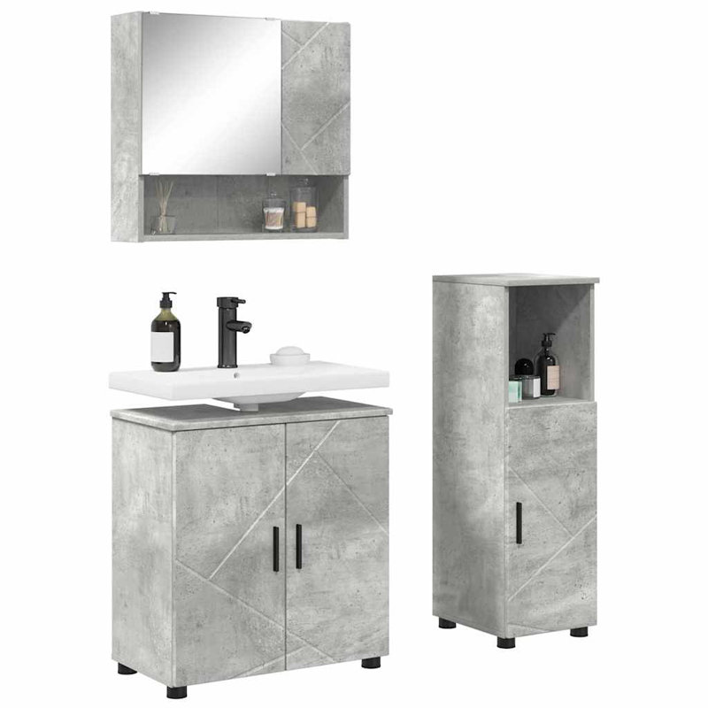 Bathroom Furniture Suite, Grey