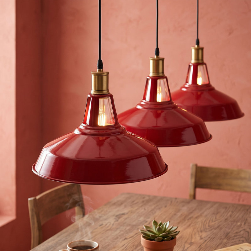 Carror 1 - Light Pendant, Red