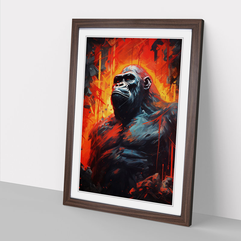 Gorilla Dadaism No.3 - Framed Print