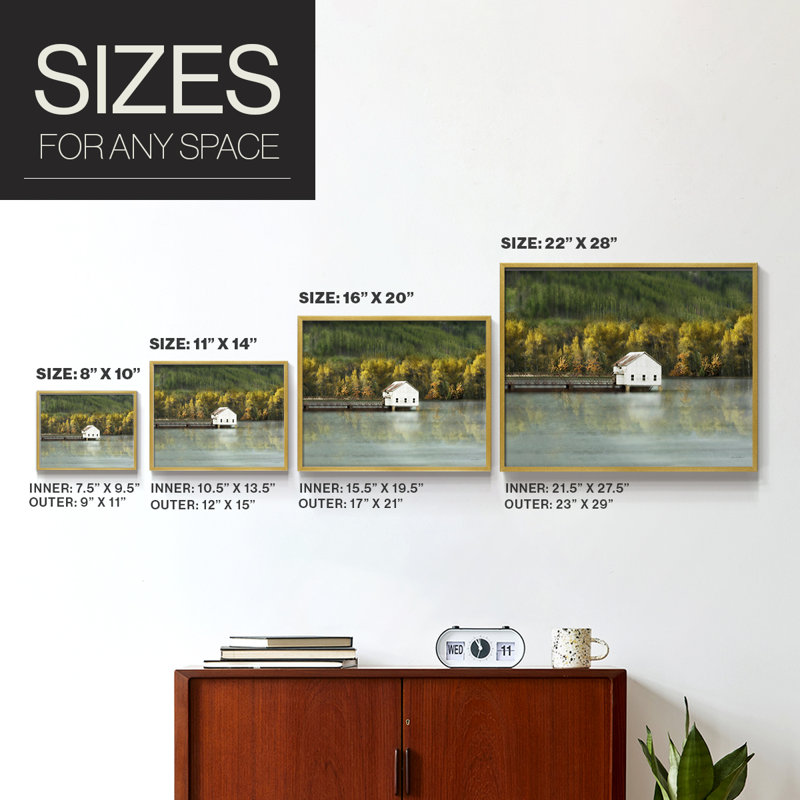 Autumn Dream -Framed Print - Restickable, 11" H x 14" W
