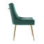 85cm H Tufted Upholstered Metal Upholstered Back Side Chair-1723273006