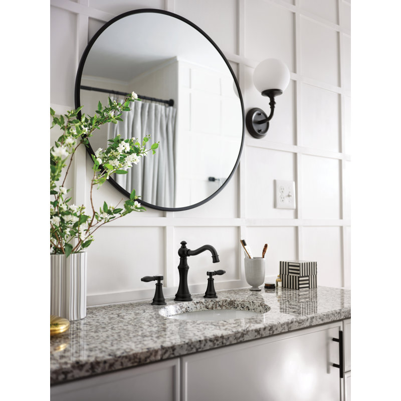 Moen Weymouth Two-Handle Widespread Bathroom Faucet Trim Kit, Valve Required, Brushed Gold