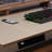 Light Coffee Color Rectangular Leather Standing desk-620100556-620100552