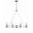 8 - Light Dimmable Wagon Wheel Chandelier
