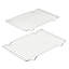 Provisions 12.2'' x 17.5'' x 0.71'' Set of 2 Ss Cooling Rack (for Half Sheet Pan)