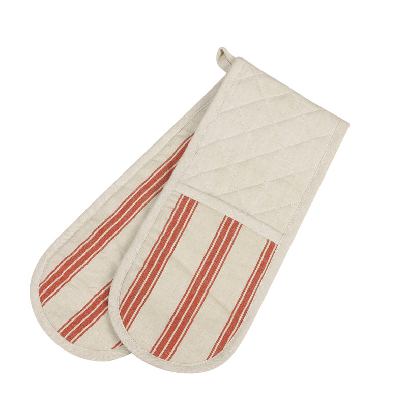 Brambly Cottage Gradey Striped Cotton Oven Mitt