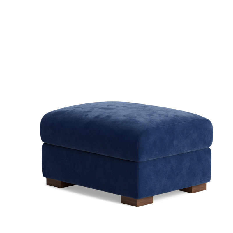 Catalina Ottoman, Performance Velvet - Uniform