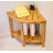 Mitch 22.25'' W Bamboo Corner Shower Bench-368199435