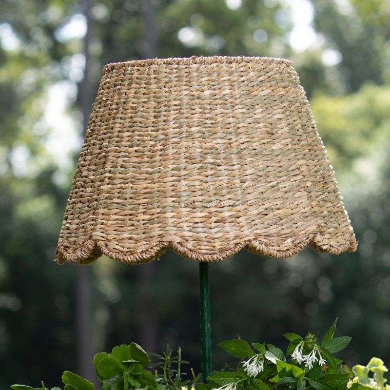 Empire Lamp Shade, Brown, 10" H x 16" W x 16" D