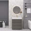 Ensemble de meuble-lavabo simple 29,9 po avec surface solide Codero-1182259295-1182259289