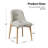 Ladaker Dining Chairs Kitchen Chairs with Wood Legs-723655618-698381189